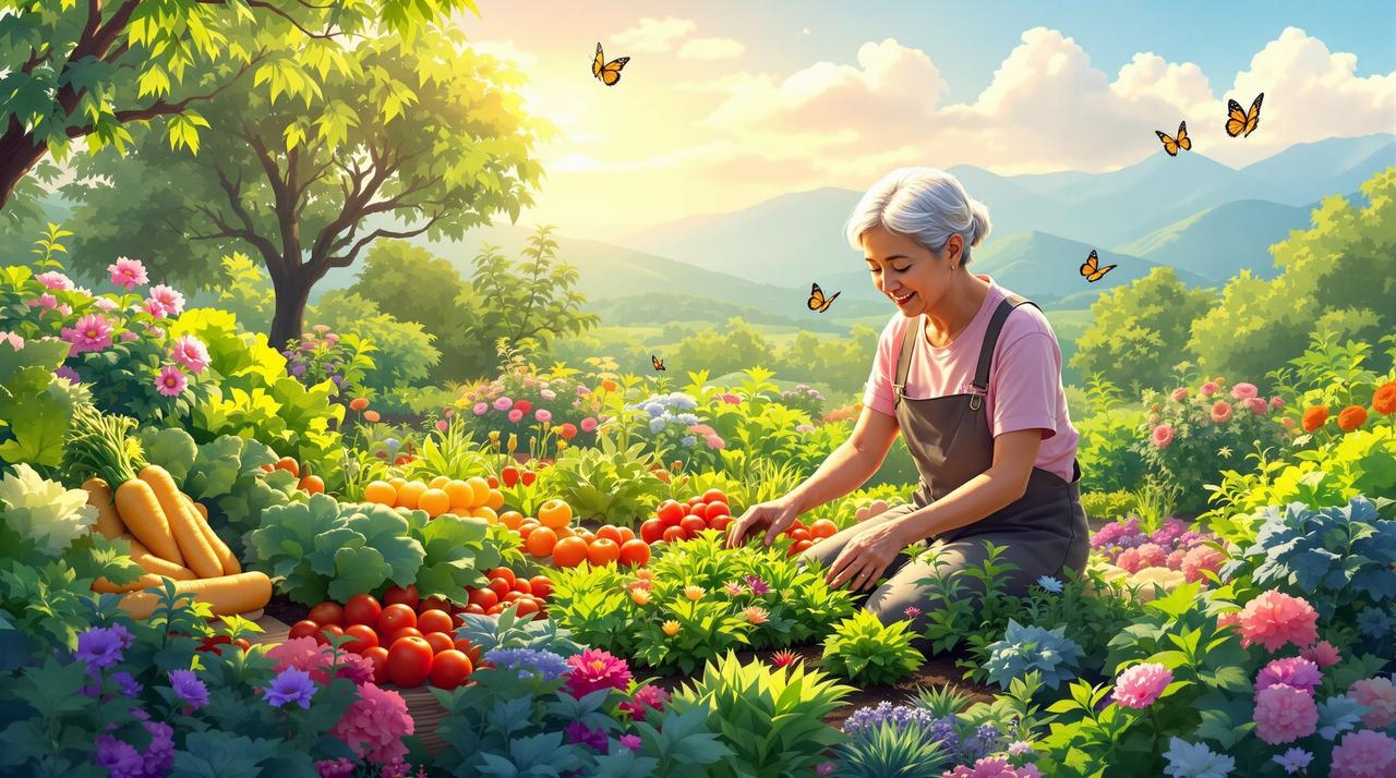 高清短剧免费观看治愈动画作品《奶奶的菜园》 - 乡村生活